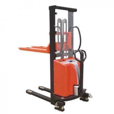 almacen utilizando estrecho pasillo apiladora electrica Alcance 1.0-2.0ton 1.6-3.5M TA series semi-electric pallet stacker