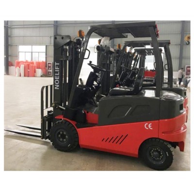 Noelift red color 2500kg 4 wheel electric forklifts price