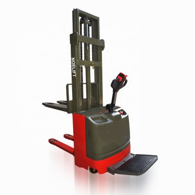 2014 new design wide version mast Electric pallet stacker 1ton TB