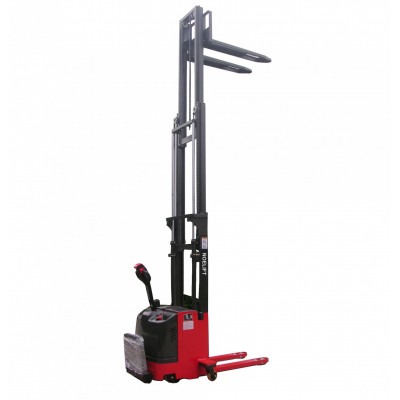 Electric steering full electric pallet stacker with battery 24V 210Ah