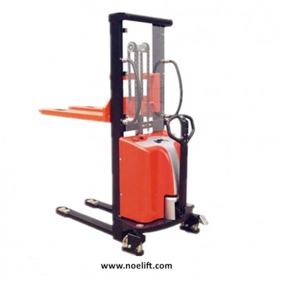 semi apilador electrico con la baterla 1.0-2.0ton 1.6-3.5M meters semi-electric pallet stacker