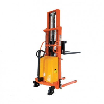 DYC series 1.5ton semi-electric stacker with single frame/double frame