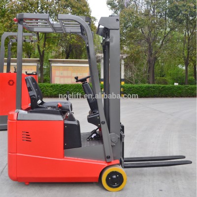 Electric power 3 wheel lifting equipment battery operated small electric forklift