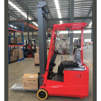 1ton 1.5ton mini forklift, 3-wheels electric forklift truck