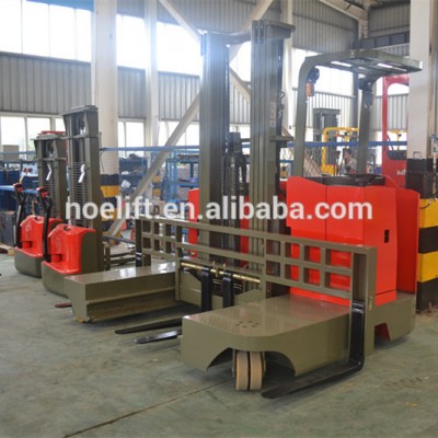 china fork lifter machine 1500kg rated capacity side loading truck for sale