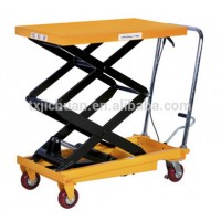 High Quality 1 Ton Hydraulic Scissor Lift Table Cart with ONE Year Warranty