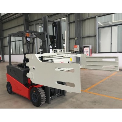 2ton 4.8m lift electric forklift with Cascade bale clamp