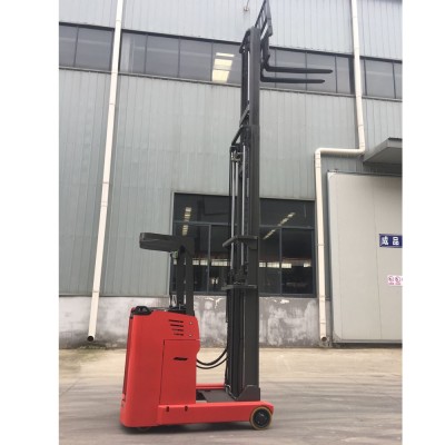 Food warehouse widely use 2tons battery reach truck with 6m 6.5m lifting height